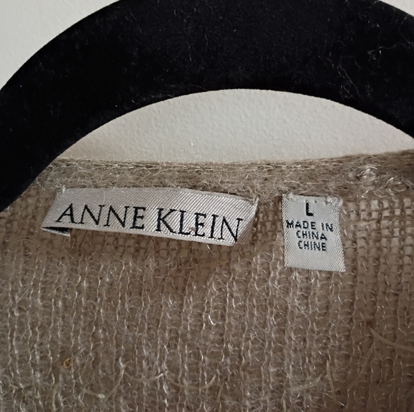 Anne Klein Sparkling Gray Cardigan - Picture 4 of 5